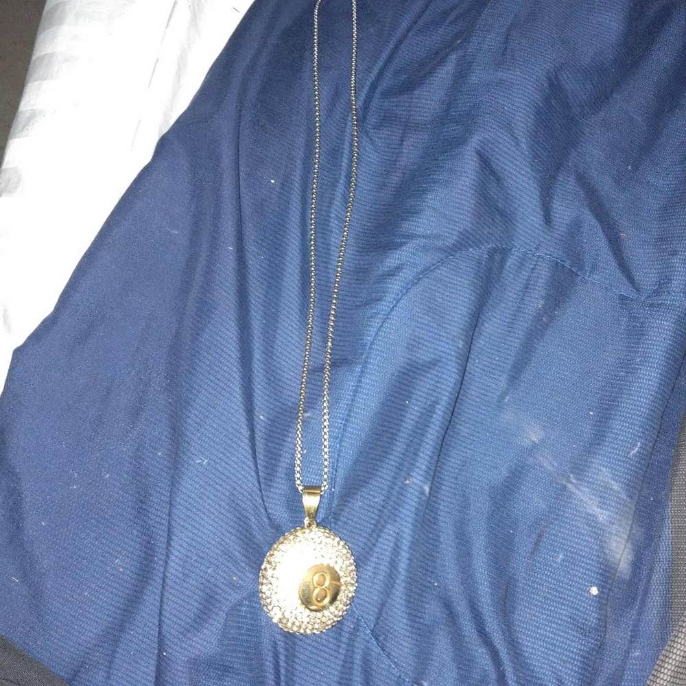 Number8 Gold Pendant Necklace